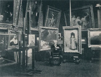 Carolus Duran em seu estúdio, c1897
