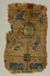 Fragmento de Carpete, c. 1400s.