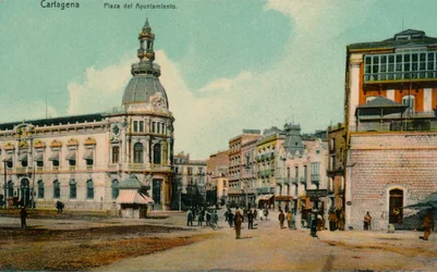Cartagena - Praça da Câmara Municipal, c1900.