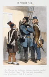 Cartum relacionado à Comuna de Paris, década de 1870.