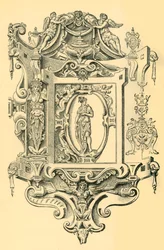 Cartouche, meados do século XVI, 1881.