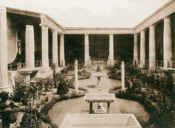 Casa dei Vettii, Pompéia, Itália, c1900s