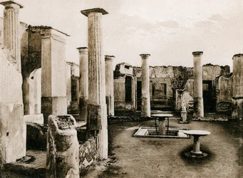 Casa di Marco Olconio, Pompéia, Itália, c1900s