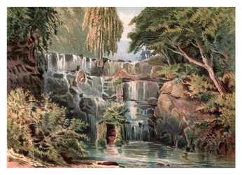 Cascata na Virginia Water, 1880