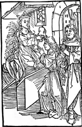 Cassandra, lendária profetisa troiana, século XVI