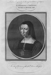 Catarina de Aragão, rainha de Henrique VIII, 1784.