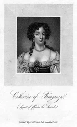 Catarina de Bragança, rainha consorte do rei Carlos II da Inglaterra, 1821