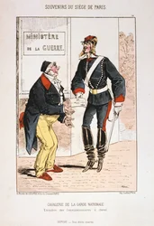 Cavalaria da Guarda Nacional, cerco de Paris, 1870-1871