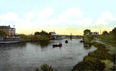 Ponte Caversham, Berkshire, século 20