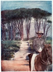 Cecil Rhodes, empresário e estadista sul-africano nascido em inglês, c1900