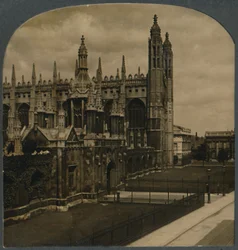 Capela gótica comemorada dos reis Faculdade, Cambridge, Inglaterra, c1910.