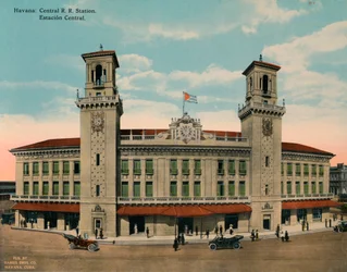 Estação Ferroviária Central, Havana, Cuba, c1920