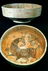 Tigelas De Cerâmica, Kairouan, Tunísia, Século X