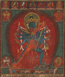 Chakrasamvara e Vajravarahi, 1575-1600.
