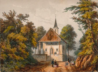 Chapelle de Guillaume-Tell, Küssnacht, meados do século XIX.