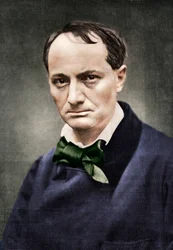 Charles Baudelaire, influente poeta, crítico e tradutor francês, meados do século XIX.