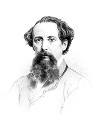 Charles Dickens, autor inglês do século XIX, 1910