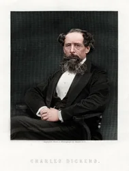 Charles Dickens, romancista e jornalista inglês, 1876.