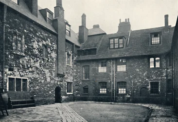 Charterhouse. Interior da corte da casa de banho, 1925