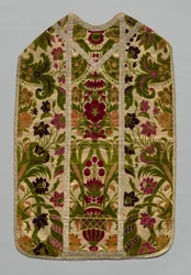Chasuble, Stole, BurseCorporal Case e Maniple, c 1600- 1700.