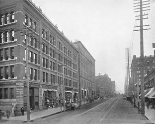Cherry Street, Seattle, Washington, EUA, c1900.