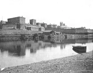 Castelo de Chester, Cheshire, 1894.