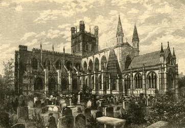 Catedral de Chester, 1898.