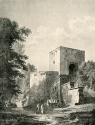 Portão principal de Alhambra, século XIX, 1907.