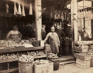 Mercearia Chinatown (foto a p/b)