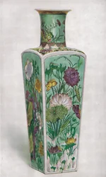 Vaso em forma de clube chinês. KAng Hsi Period, 1661-1722, 1928