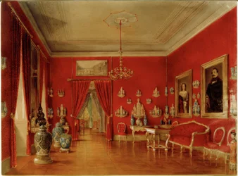 Gabinete chinês de porcelana
