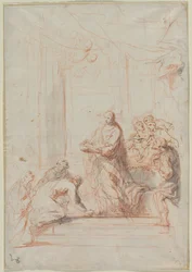 Cristo Administrando o Anfitrião, década de 1700.