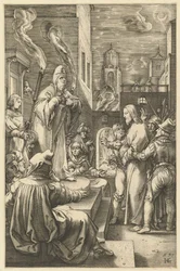 Cristo Antes de Caifás, da Paixão de Cristo, ca. 1598-1617.