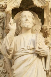 Cristo. Catedral de St. Stephen, Bourges, França