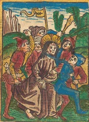 Cristo levar à prisão, c. 1490.