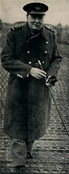 Churchill como um aviador, c1945.
