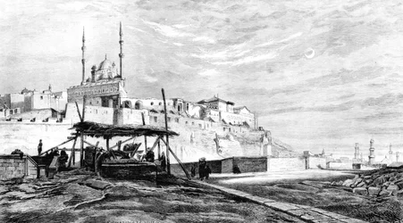 Cidadela do Cairo, Egito, 1880