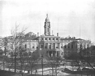 Prefeitura, Nova York, EUA, c1900.