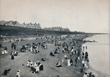 Clacton-On-Sea - na praia, 1895