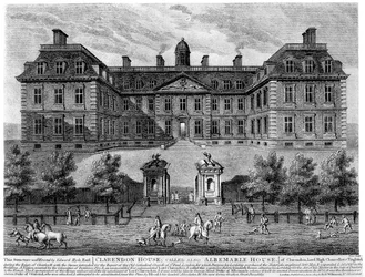 Clarendon House, Piccadilly, século XVII, 1908