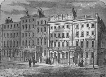 Claridges Hotel, Mayfair, Westminster, Londres, c1877 1878