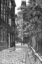 Cliffords Inn, olhando para o norte, 1903