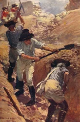 Clive nas trincheiras de Arcot, 1751 c1912