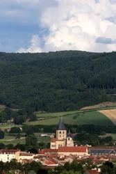 Cluny, Saone-et-Loire, França, le 16/8/2015 - Abadia de Cluny, dedicada a São Pedro, é um antigo mosteiro beneditino em Cluny.
