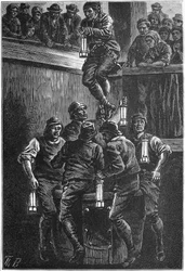 Acidente de mineração de carvão, Seaham Colliery, County Durham, 1880 c1895