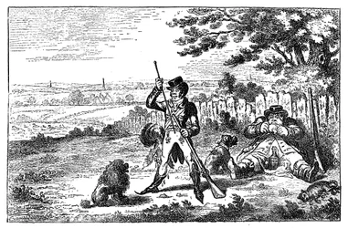 Desportistas cockney a recarregar, 1800