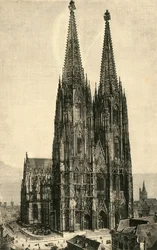 Catedral de Colônia, 1890.
