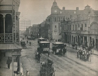 Commissioner Street, Joanesburgo, c1900.