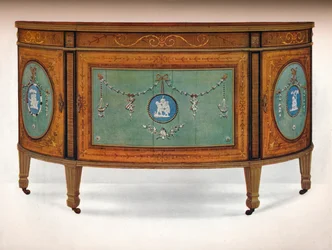 Conveniente do formulário Lunette, c1775