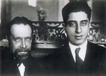 Compositores Nikolai Myaskovsky e Aram Khachaturian, 1933